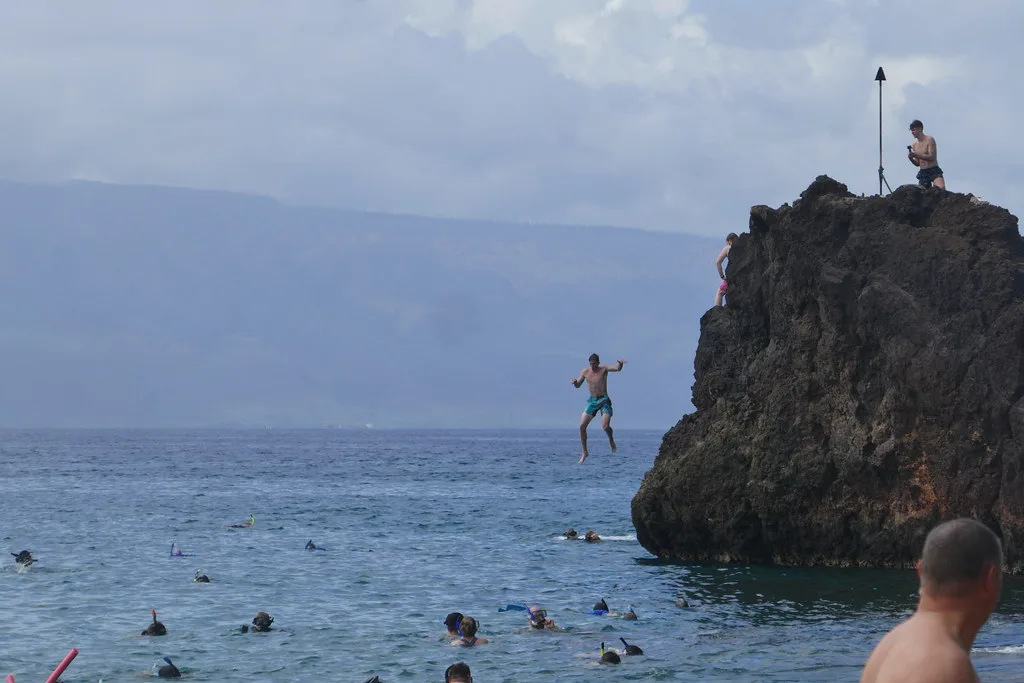 14 January--Black Rock Beach snorkeling and Nakalele Blowhole hike, Maui