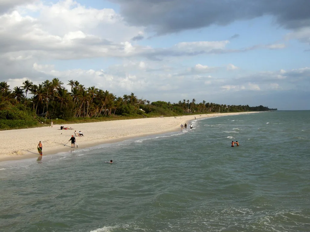 The beach of Naples