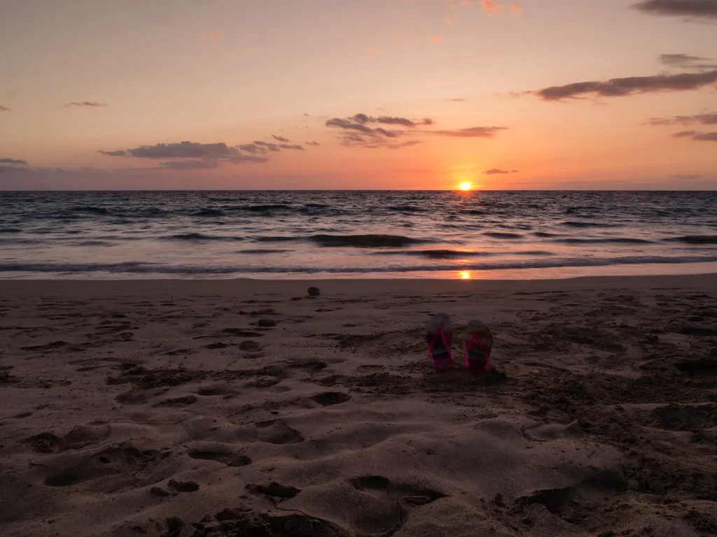 sunset @ hapuna beach, Big Island
