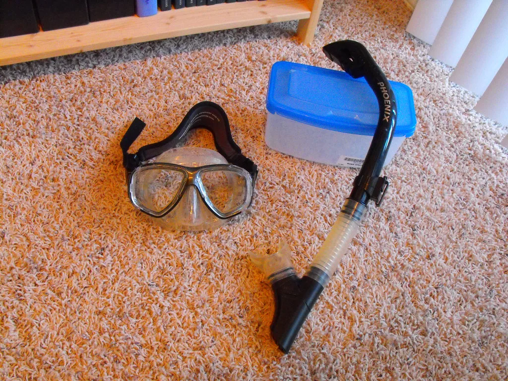 Mask and snorkel