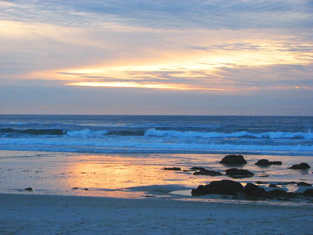 Sunset at Asilomar State Beach, Monterey