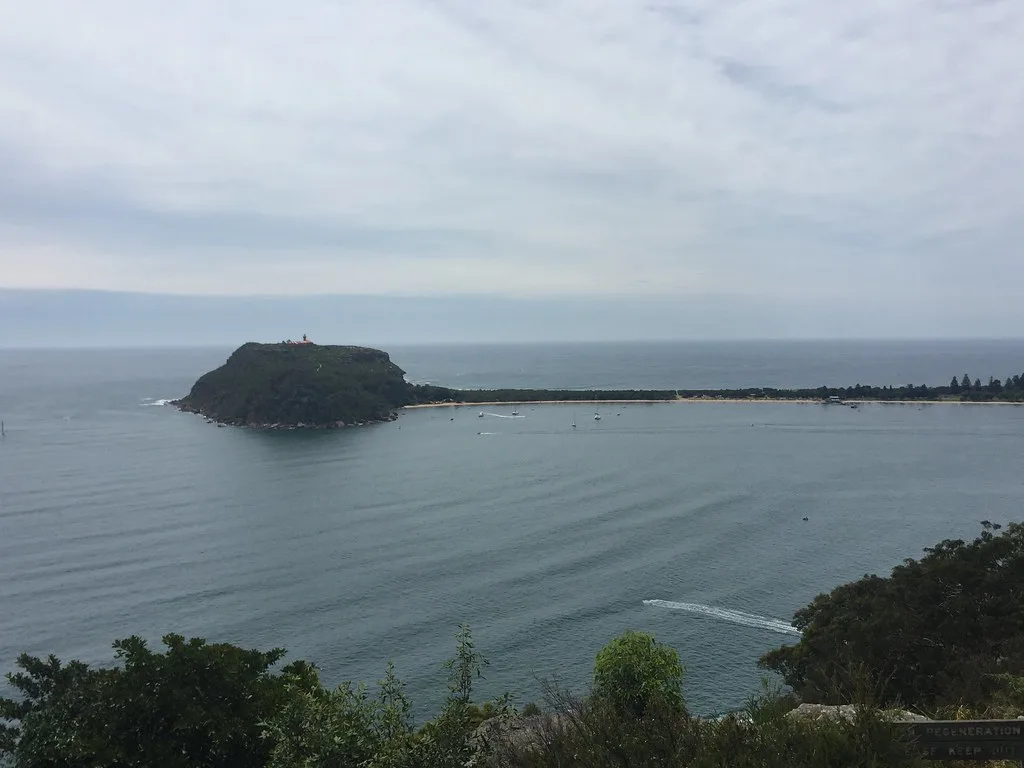 Palm beach and Barrenjoey headland from West Head