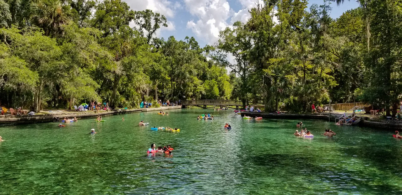 Wekiwa Springs State Park swimming area, Florida