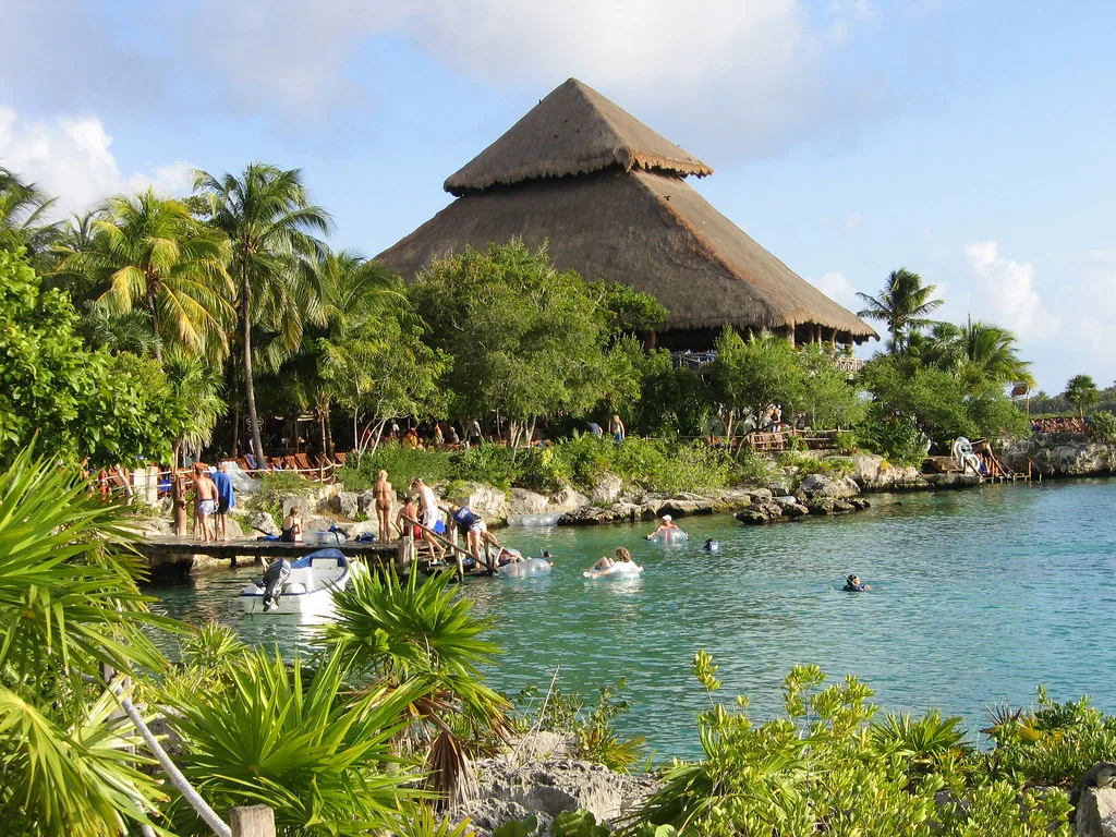 Snorkelers at Xel-Ha, Playa del Carmen
